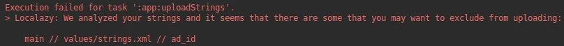 Gradle fails because of the analyzer