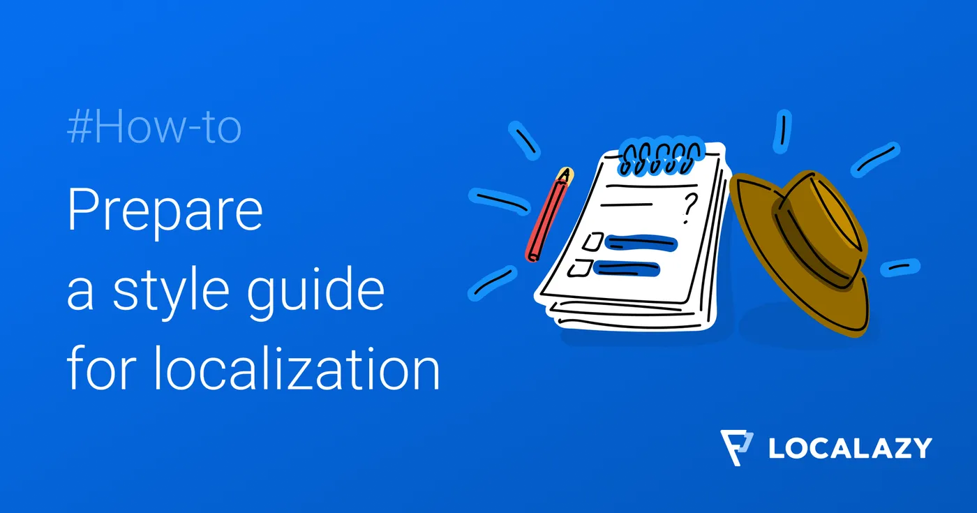 Illustration of Guide your style - linguistic style guides in software localization