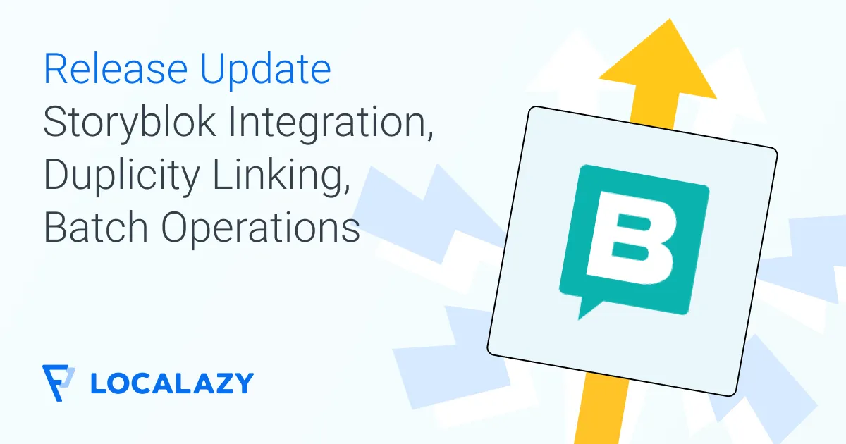 Illustration of Release Update: Storyblok Integration, Duplicity Linking, and more!