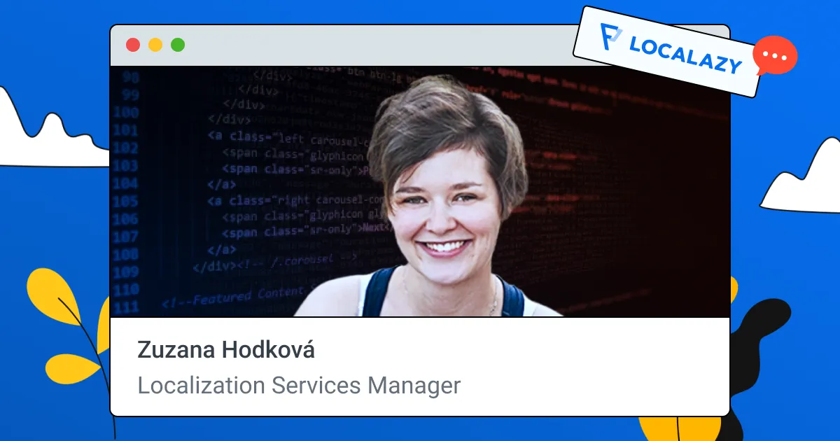 Illustration of Meet the Localazy Team: Zuzana Hodková, Localization Services Manager