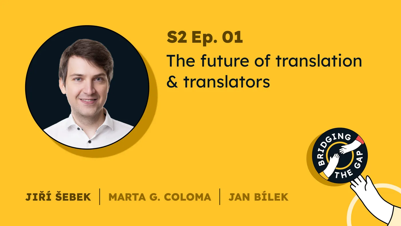 Illustration of AI as a strength, not a threat: "The linguist is still the manager" | Bridging the Gap Podcast, S02 EP01
