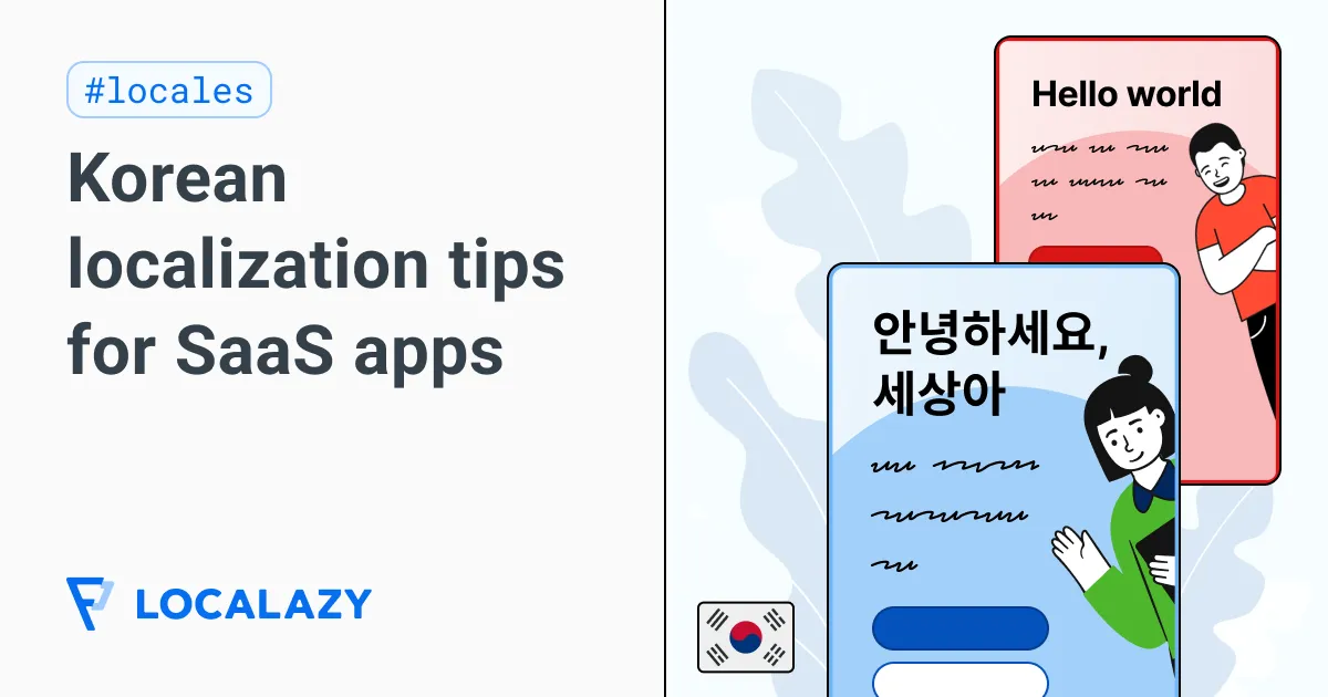 Illustration of Your Korean users can tell you're not Korean (and it costs you 10x revenue)