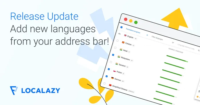 Release Update: Add new languages from your address bar!